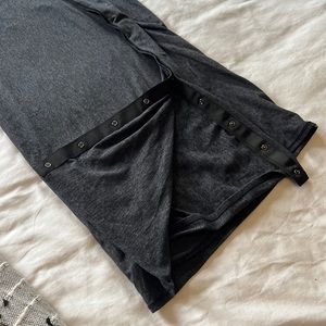 Lululemon Gray Button Scarf